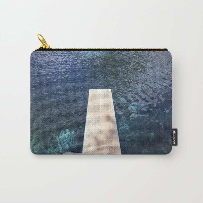 Large Pool Wall Art x Balmorhea State Park Print x West Texas Photography Carry All Pouch Gallery Image 1