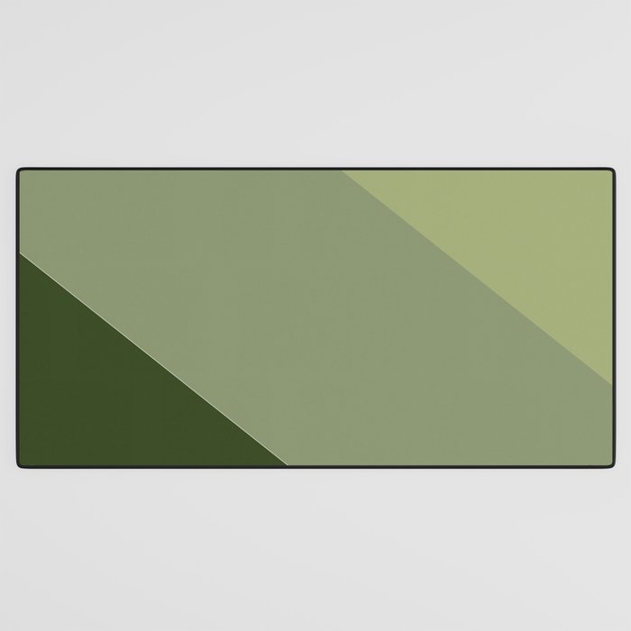 Pine Moss Sage Diagonal  Desk Mat Gallery Image 3