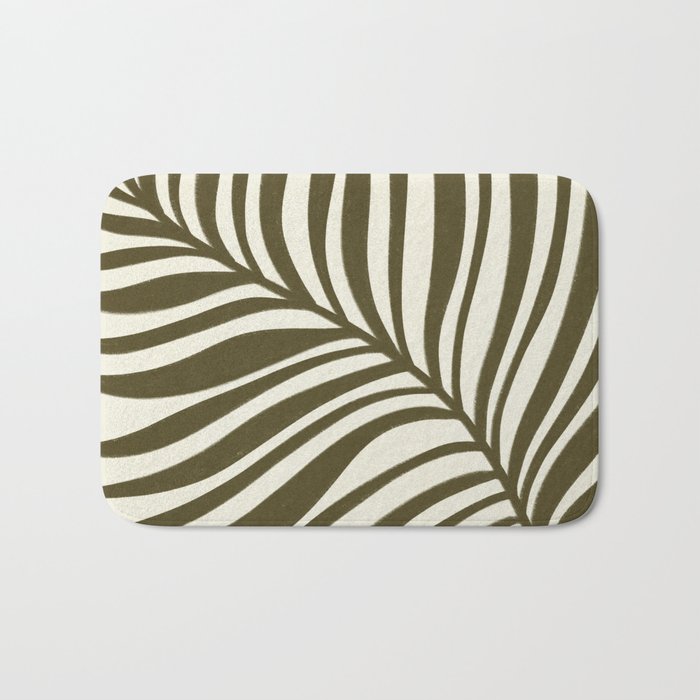 One Hundred-Leaved Plant #16 Bath Mat Gallery Image 1