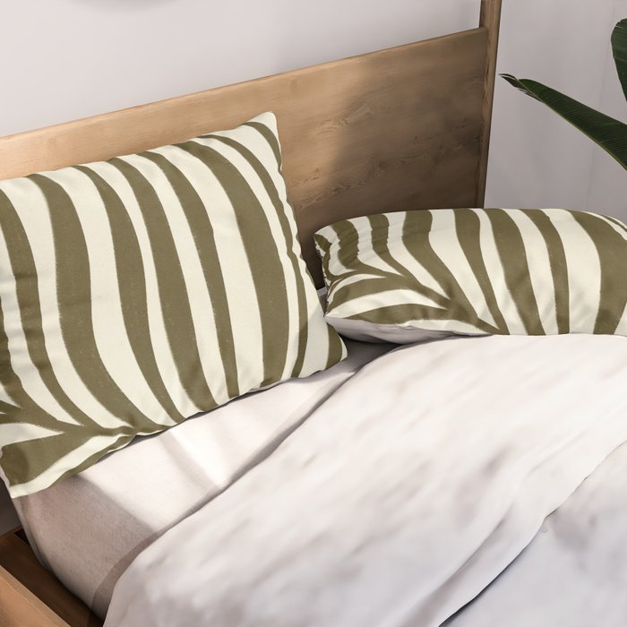 One Hundred-Leaved Plant #16 Pillow Sham Gallery Image 2