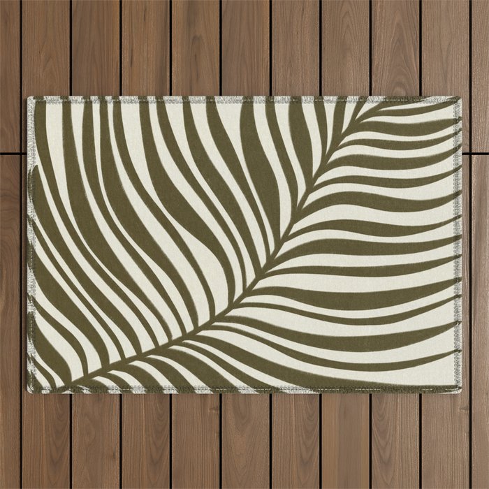 One Hundred-Leaved Plant #16 Outdoor Rug Gallery Image 1