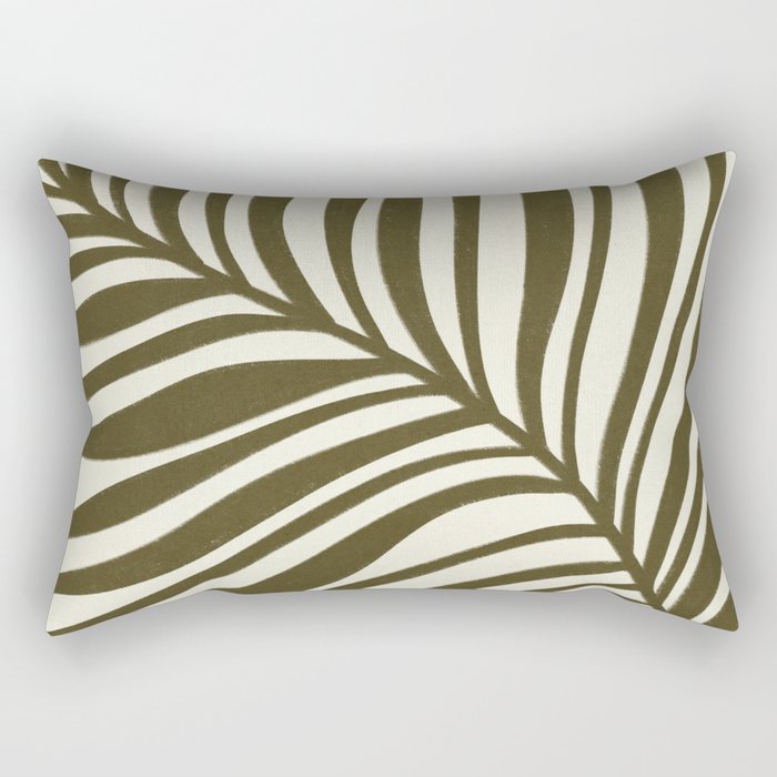 One Hundred-Leaved Plant #16 Rectangular Pillow Gallery Image 1