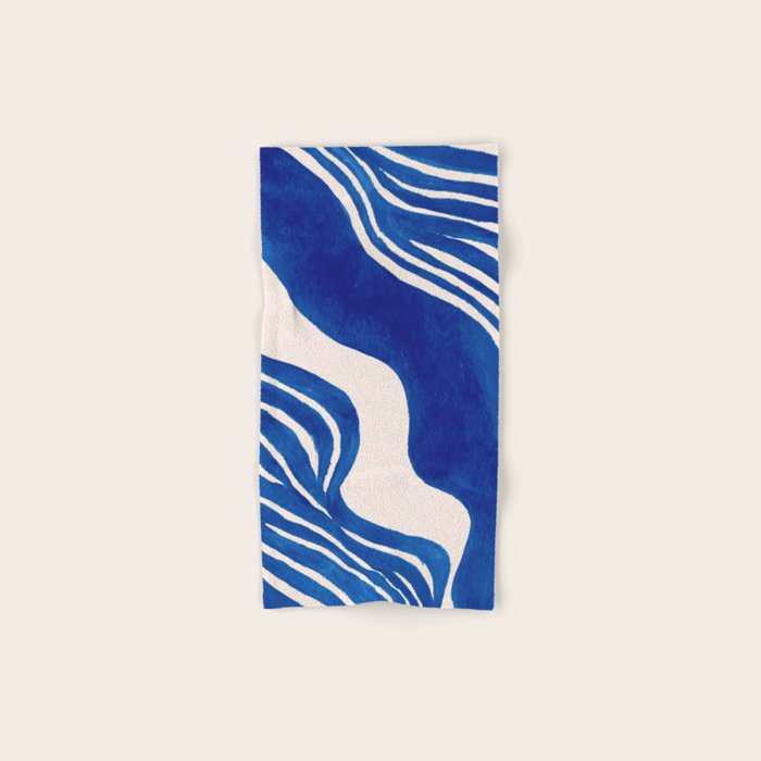 Indigo Flow Bath Towel Gallery Image 1