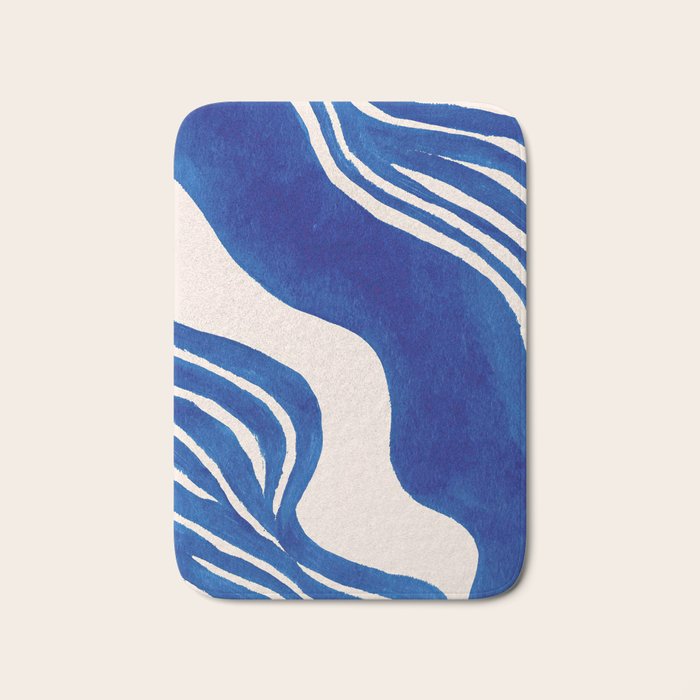 Indigo Flow Bath Mat Gallery Image 1