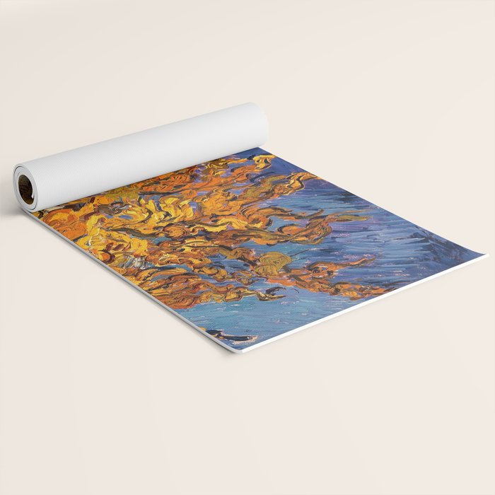 The Mulberry Tree by Vincent van Gogh Yoga Mat Gallery Image 2