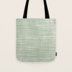 Abstract Stripes, Sage Green, Boho Wall Art Tote Bag Gallery Image 1