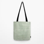 Abstract Stripes, Sage Green, Boho Wall Art Tote Bag Gallery Image 2
