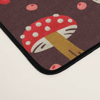 Bunnies and Shrooms Pattern Desk Mat Gallery Image 4