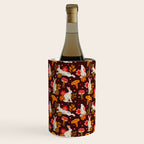 Bunnies and Shrooms Pattern Wine Chiller Gallery Image 2