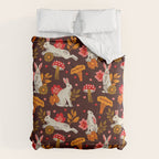 Bunnies and Shrooms Pattern Comforter Gallery Image 6