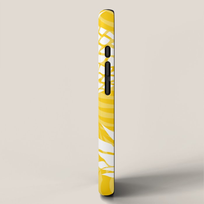 Bright Yellow, Summer, Pineapple Art iPhone Case Gallery Image 2