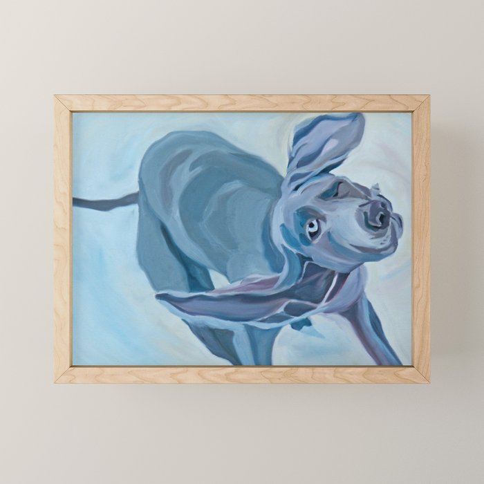 Great Dane Dog Shake Mini Art Print Gallery Image 1