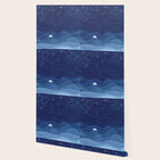blue ocean waves, sailboat ocean stars Wallpaper Gallery Image 2