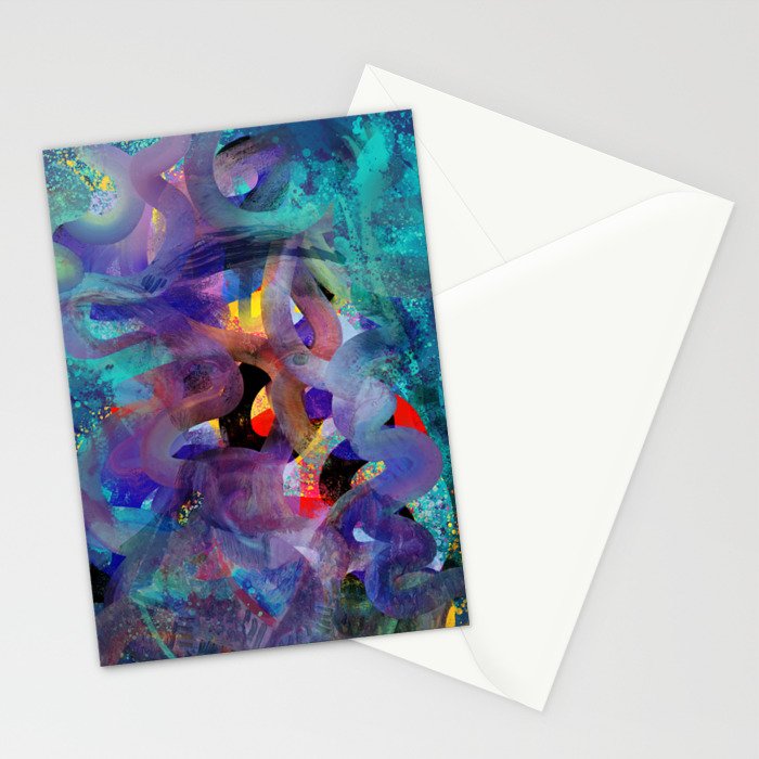 Where is Vincent ? Abstract 3D Mystic Art Stationery Card Gallery Image 2