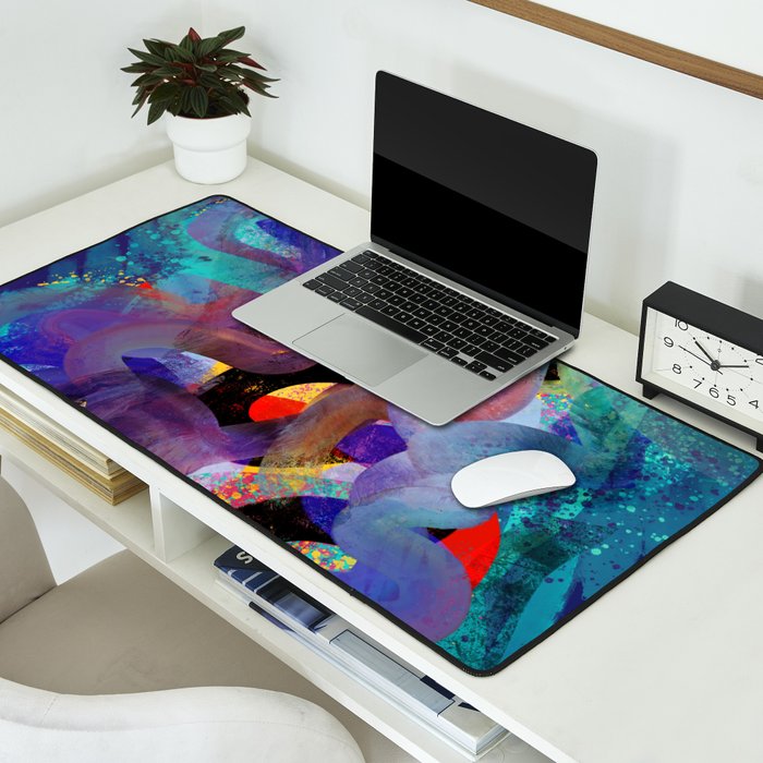 Where is Vincent ? Abstract 3D Mystic Art Desk Mat Gallery Image 2