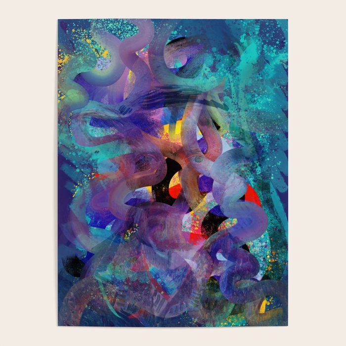 Where is Vincent ? Abstract 3D Mystic Art Poster Gallery Image 1