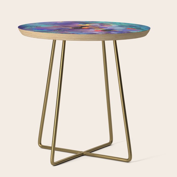 Where is Vincent ? Abstract 3D Mystic Art Side Table Gallery Image 1