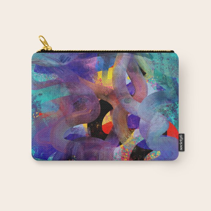 Where is Vincent ? Abstract 3D Mystic Art Carry All Pouch Gallery Image 1