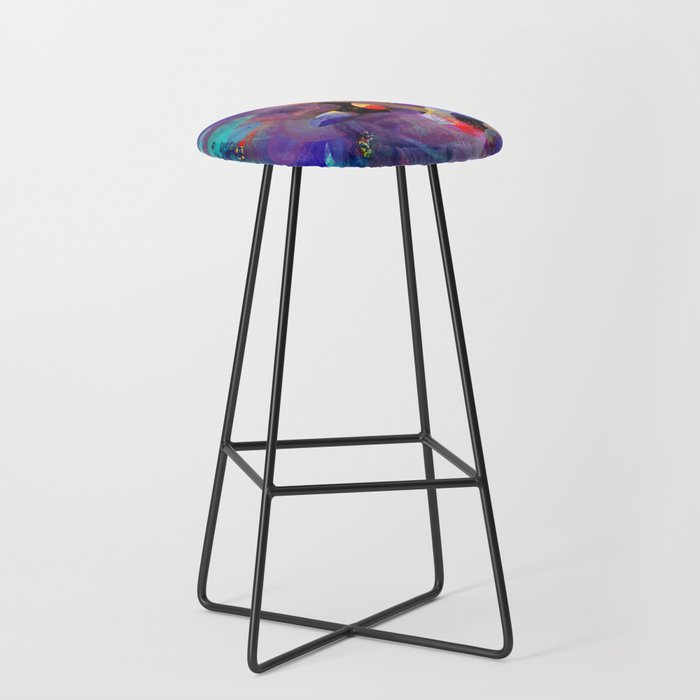 Where is Vincent ? Abstract 3D Mystic Art Stool Gallery Image 1