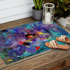 Where is Vincent ? Abstract 3D Mystic Art Outdoor Rug Gallery Image 2