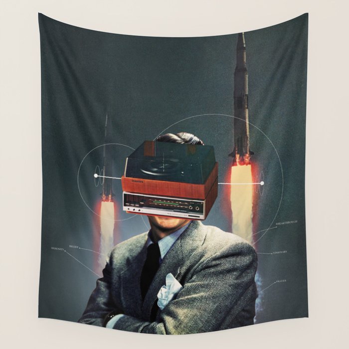 RetroVisionary Wall Tapestry Gallery Image 4