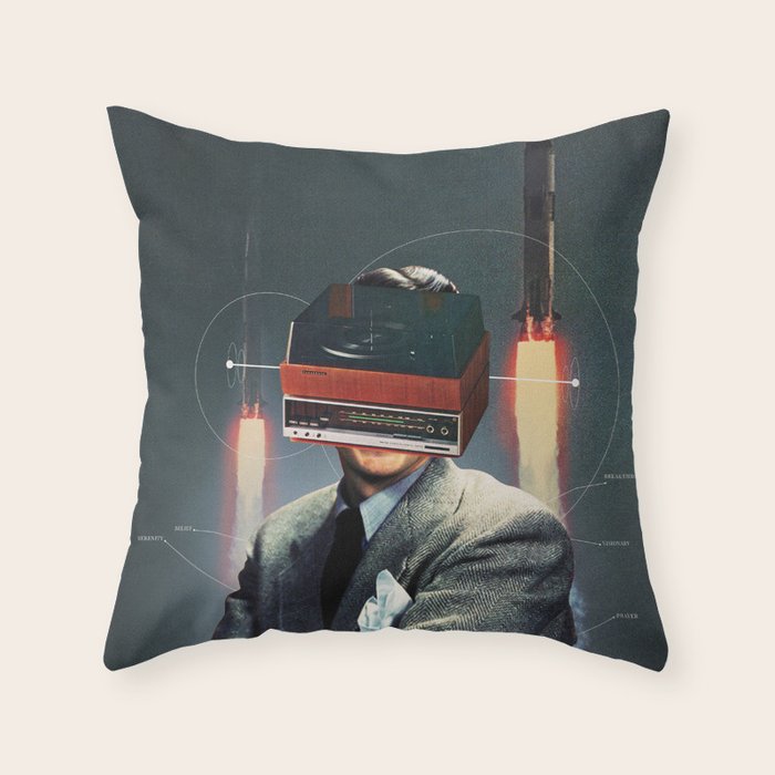 RetroVisionary Throw Pillow Gallery Image 1