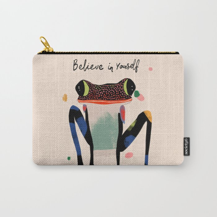 Believe and Leap Carry All Pouch Gallery Image 1