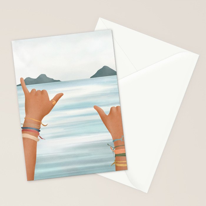 Shaka Sign Stationery Card Gallery Image 2