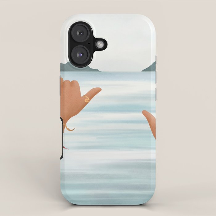 Shaka Sign iPhone Case Gallery Image 1