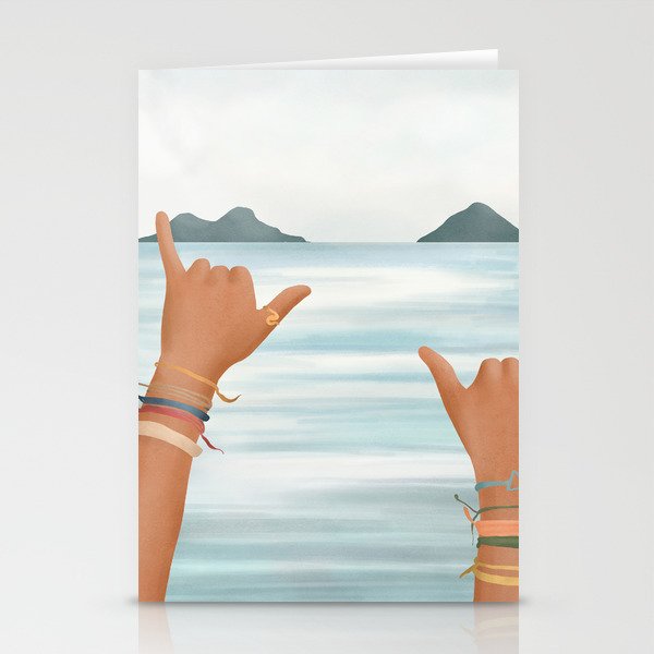 Shaka Sign Stationery Card Gallery Image 2