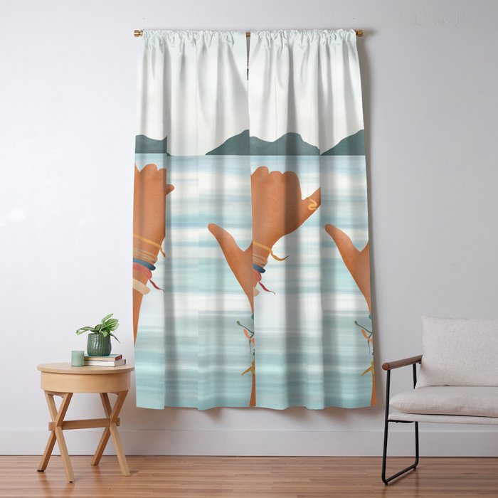 Shaka Sign Window Curtain Gallery Image 5