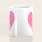 Heart Bisous - Pink Love French Typography Coffee Mug Gallery Image 4