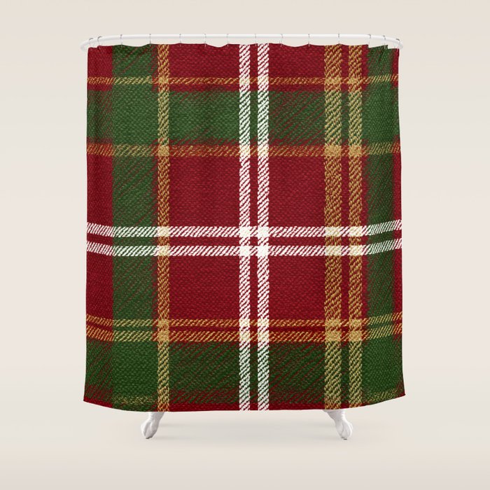 Classic Tartan Plaid Shower Curtain Gallery Image 1