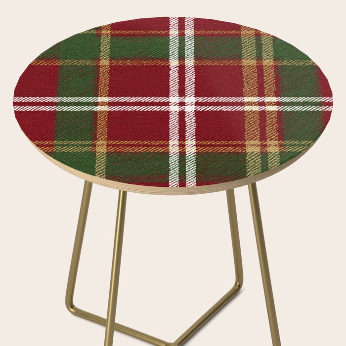 Classic Tartan Plaid Side Table Gallery Image 2