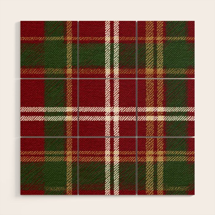 Classic Tartan Plaid Wood Wall Art Gallery Image 1