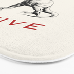 Stay Positive - Fun Dinosaur Bath Mat Gallery Image 3