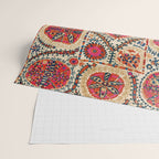 Large Medallion Suzani Print Wrapping Paper Gallery Image 2