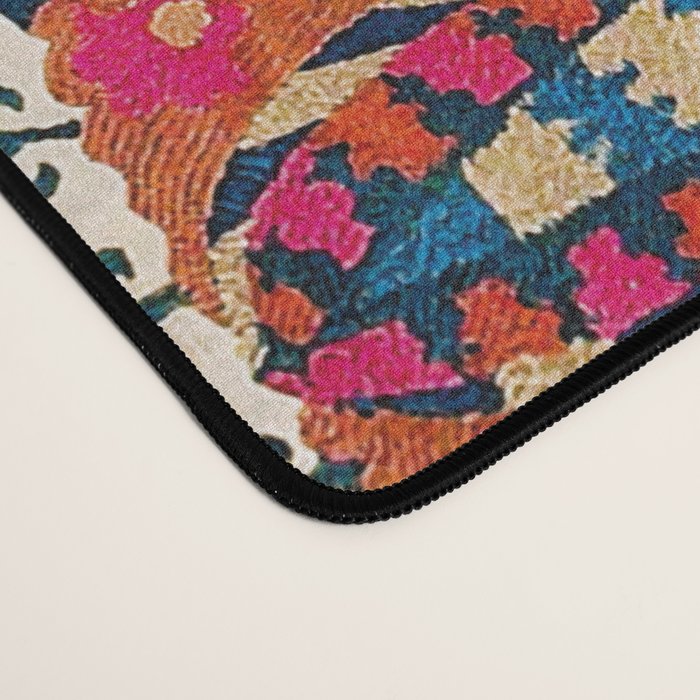 Large Medallion Suzani Print Desk Mat Gallery Image 4