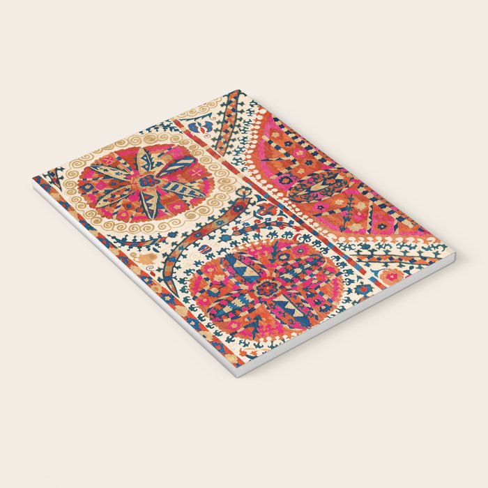 Large Medallion Suzani Print Notebook Gallery Image 3