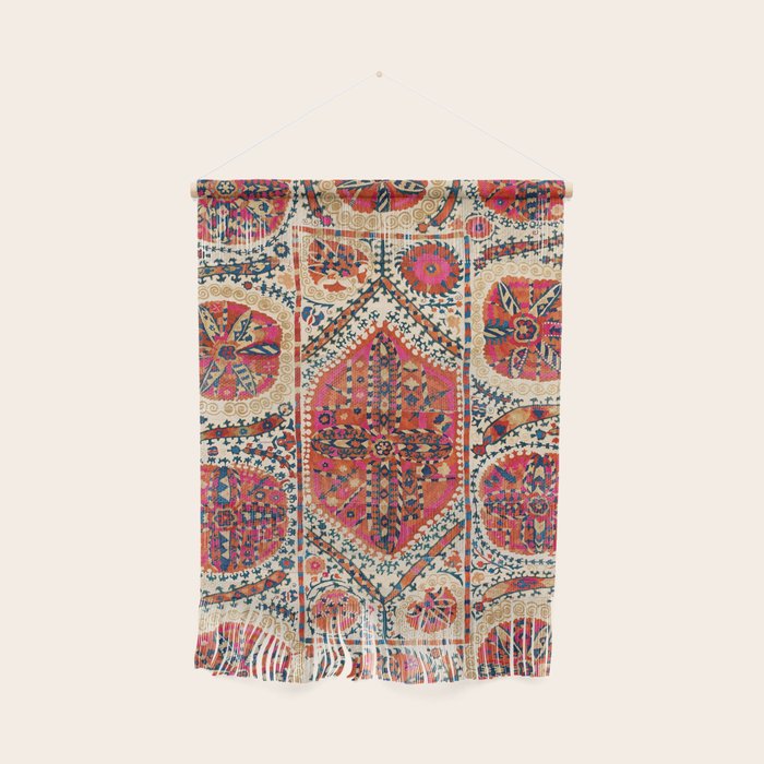 Large Medallion Suzani Print Wall Hanging Gallery Image 1