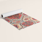 Large Medallion Suzani Print Yoga Mat Gallery Image 2