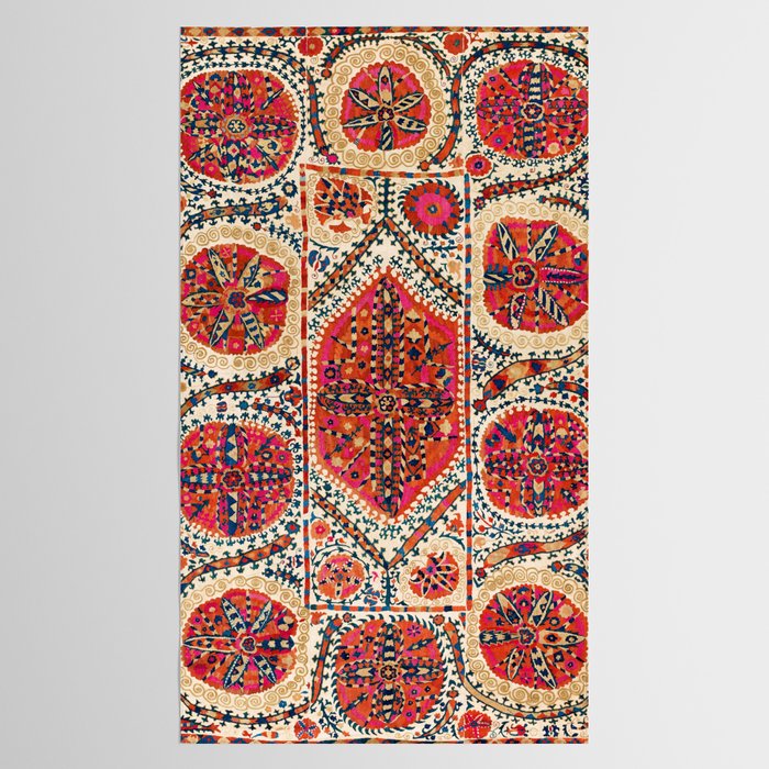 Large Medallion Suzani Print Tablecloth Gallery Image 2