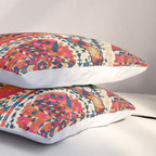 Large Medallion Suzani Print Pillow Sham Gallery Image 3