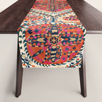 Large Medallion Suzani Print Table Runner Gallery Image 1