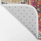 Large Medallion Suzani Print Bath Mat Gallery Image 2