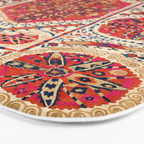 Large Medallion Suzani Print Bath Mat Gallery Image 3