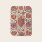 Large Medallion Suzani Print Bath Mat Gallery Image 1