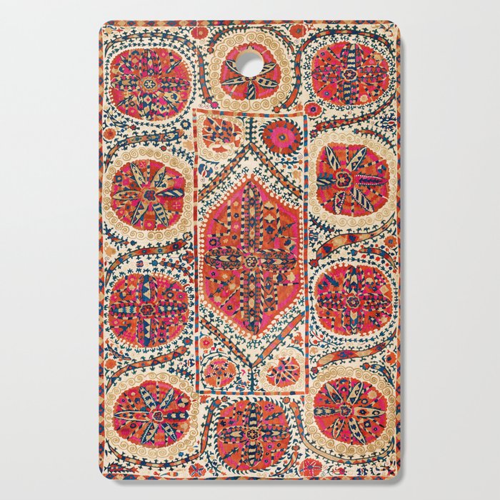 Large Medallion Suzani Print Cutting Board Gallery Image 1