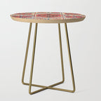 Large Medallion Suzani Print Side Table Gallery Image 1