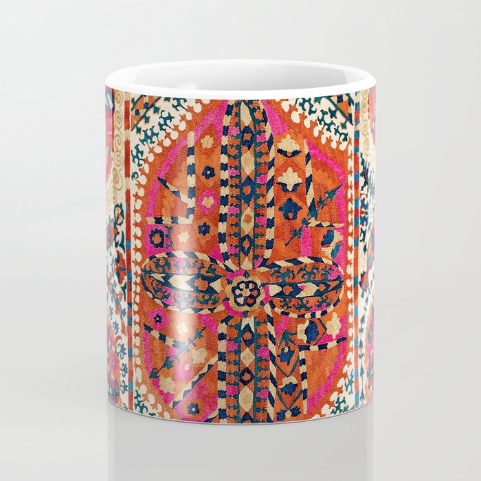 Large Medallion Suzani Print Coffee Mug Gallery Image 4